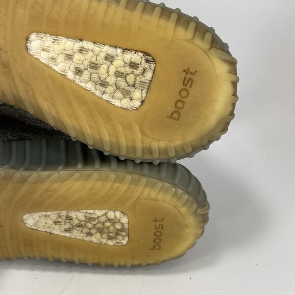 adidas Yeezy Boost 350 V2 Israfil Mens Size 10 Leather Grey Casual Sneakers main image 5